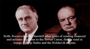 Roosevelt en Churchill Traitors