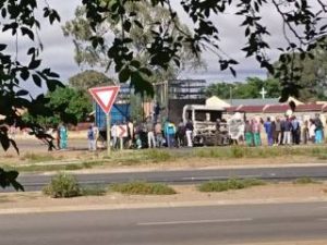 Betogers maak weer amok in Lichtenburg