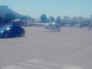 Polisie Helikopter doen noodlanding by kitskos winkel toe vlieënier lus kry vir KFC