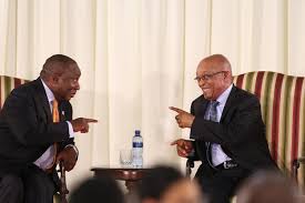 Ramaphose sê dat die tien jaar van Zuma se regeer tyd is die rede vir al die probleme van die land – gewoonlik gee hul mos altyd die skuld vir die witman en sy apartheid