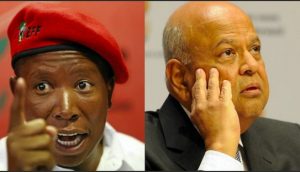Gordhan word deur EFF uitgeskel as “hond van die wit monopolie”