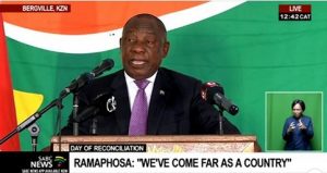 KYK VIDEO | Cyril Ramaphosa se toespraak: Ware versoening kan nie plaasvind sonder om die land terug te neem wat destyds gesteel is by Bantoes