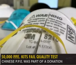 China faulty PPE india