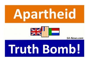 Apartheid Truth Bomb - Globalists Lied